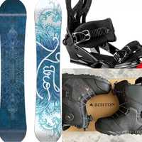 Сноуборд комплект Nitro 146, Burton 39, Nitro Lynx black