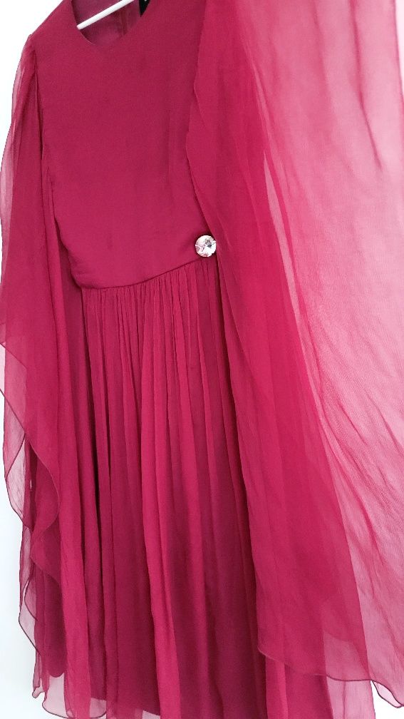 Rochie YOKKO din mătase naturală