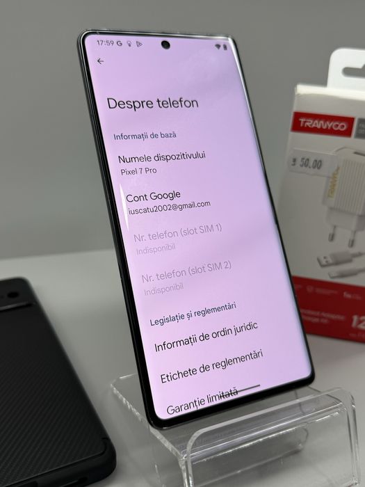 Google Pixel 7 Pro 128 GB black