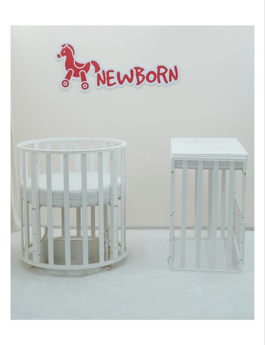 Манеж-кровать трансформер с матрасом , маятник