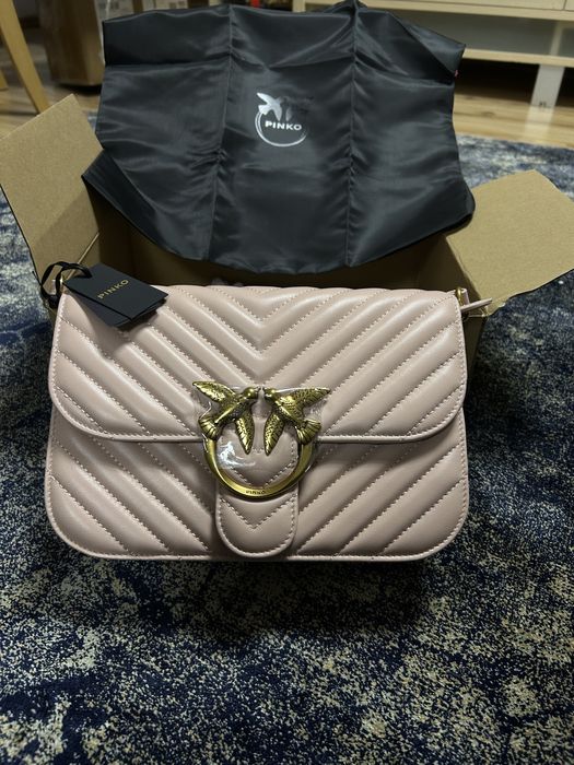 Geanta Pinko Roz de piele