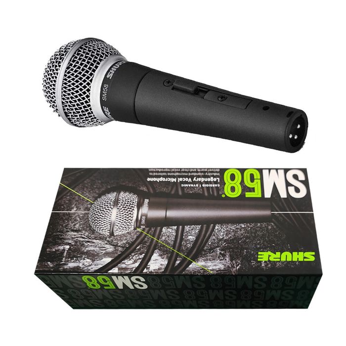 Динамичен микрофон Shure SM58 SE, кардиоиден, 50 Hz - 15 kHz