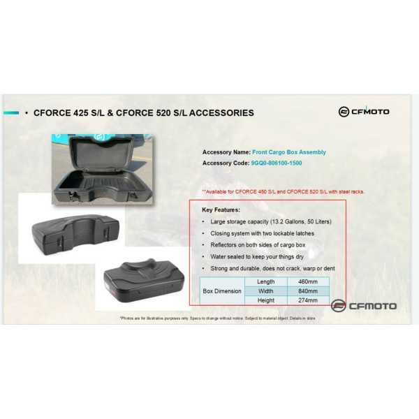 Cutie fata CF MOTO X4/X5 450/520 22-