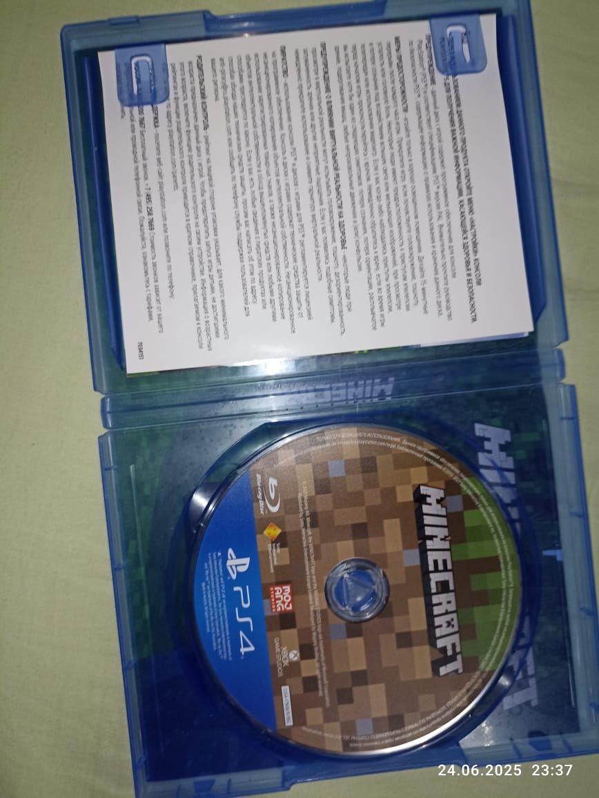 Диск майнкрафт пс4 / Minecraft ps4