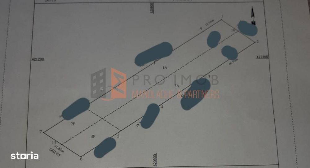Teren intravilan de vanzare in zona Parscov