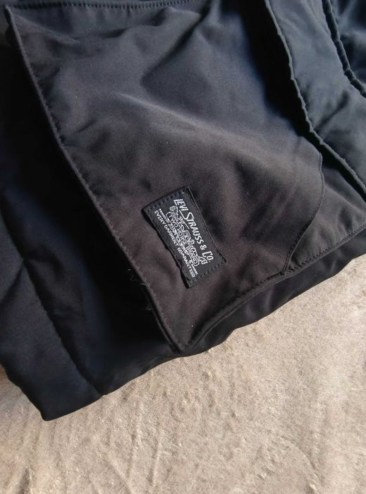 Мъжко яке Levis Parka, черно, Thermore Insulated с качулка Folsom