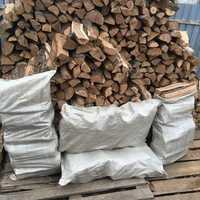 Дрова дрова в мешках доставка карагач тополь берёза дрова мешками