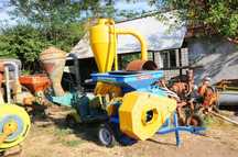 Moara cu ciocanele la tractor, cu spargator, ciclon, diferite site