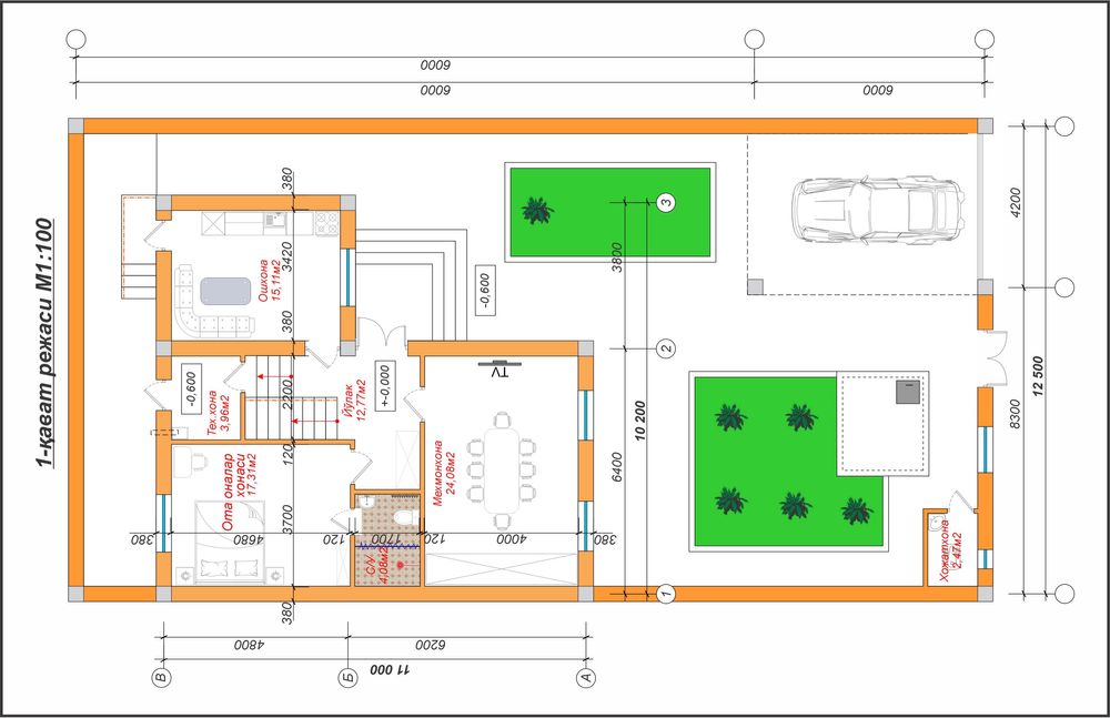 3 Сотихли Коттеждлар