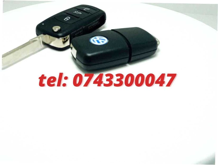 Carcasa Cheie Briceag Volkswagen Seat Skoda 3 Butoane