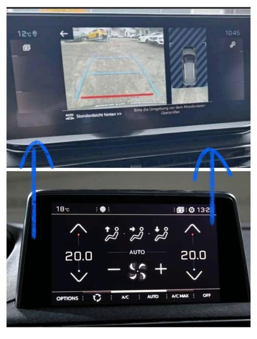 Unitate multimedia Peugeot 3008 cu ecran tactil DGT10 HD