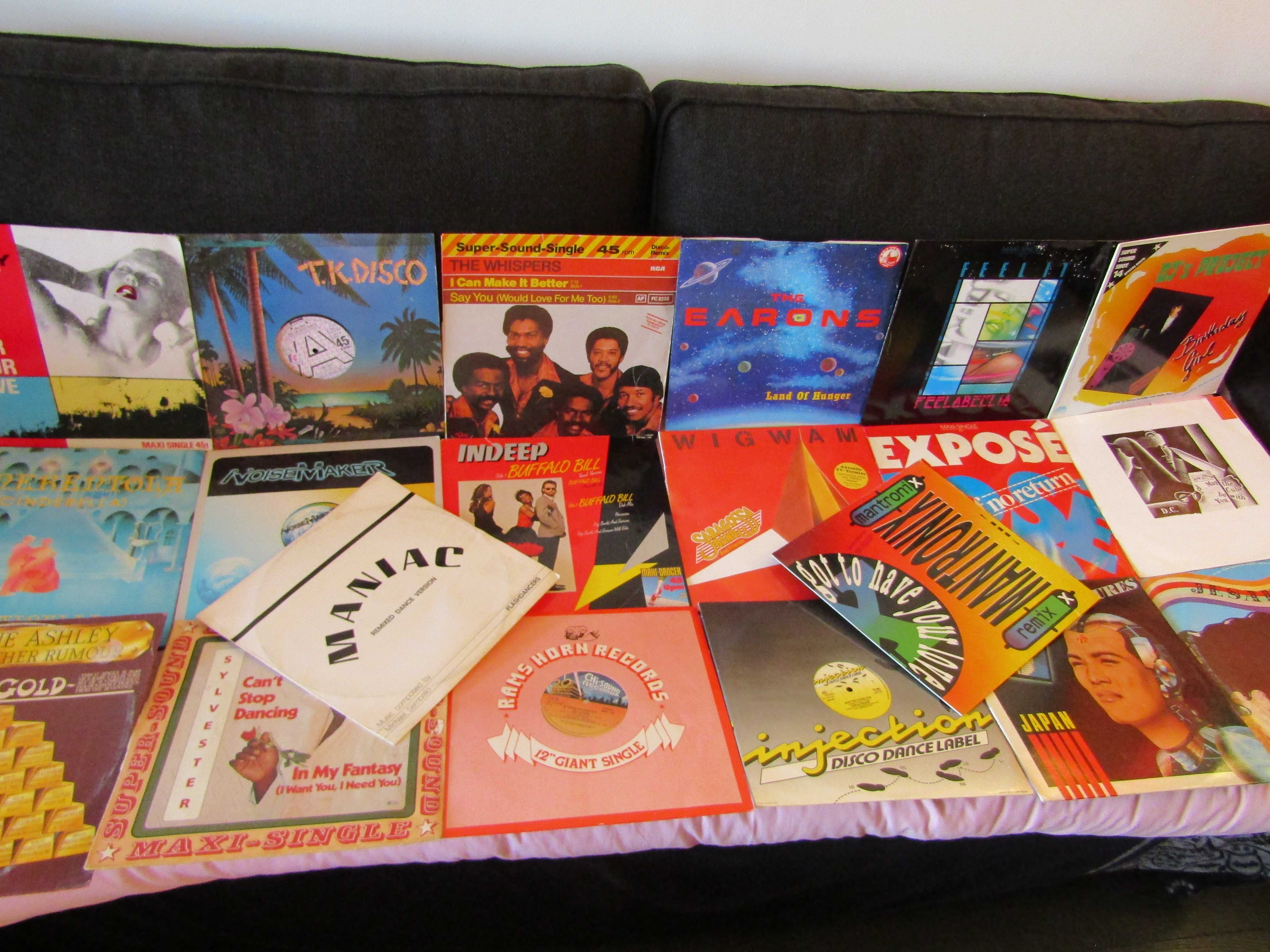 Lot 20 Discuri Vinil Maxi Disco House 1977/2001 Colectare Testa VG+