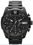 Diesel Mega Chief Ceas Barbatesc metalic negru
