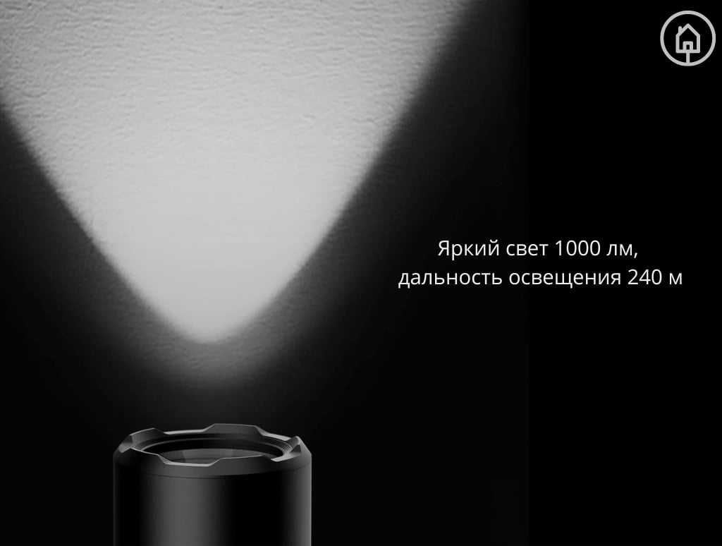 Многофункциональный фонарик Xiaomi Mi Multi-function Flashlight.