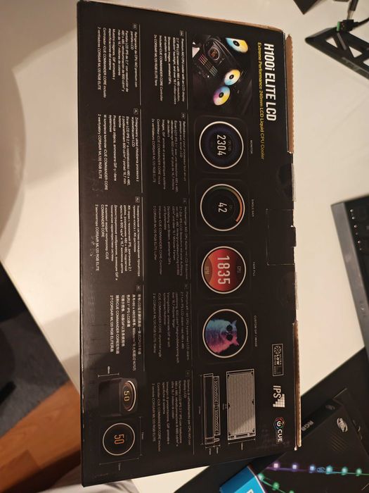 Cooler CPU Corsair iCUE H100i ELITE LCD XT,  240mm