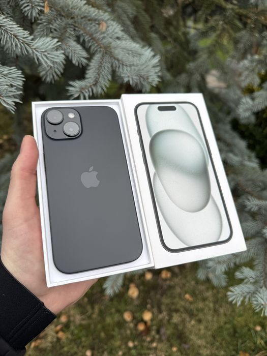 Iphone 15 Black 128GB, Liber de retea, Perfect functional