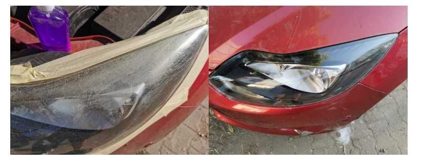 Reconditionare faruri la domiciliu