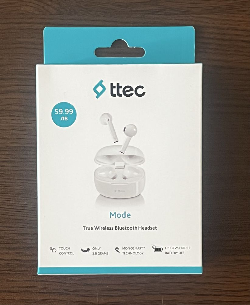 Безжични Bluetooth слушалки ttec Mode