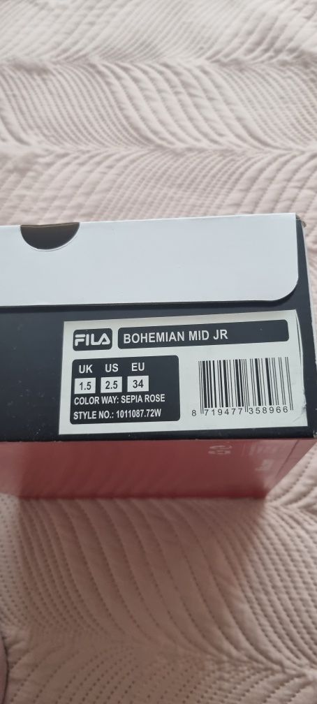 Розови боти Fila номер 34