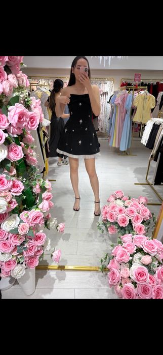 Вечернее платье черное