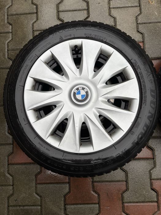 Jante tabla cu capace originale BMW 205/60 R16