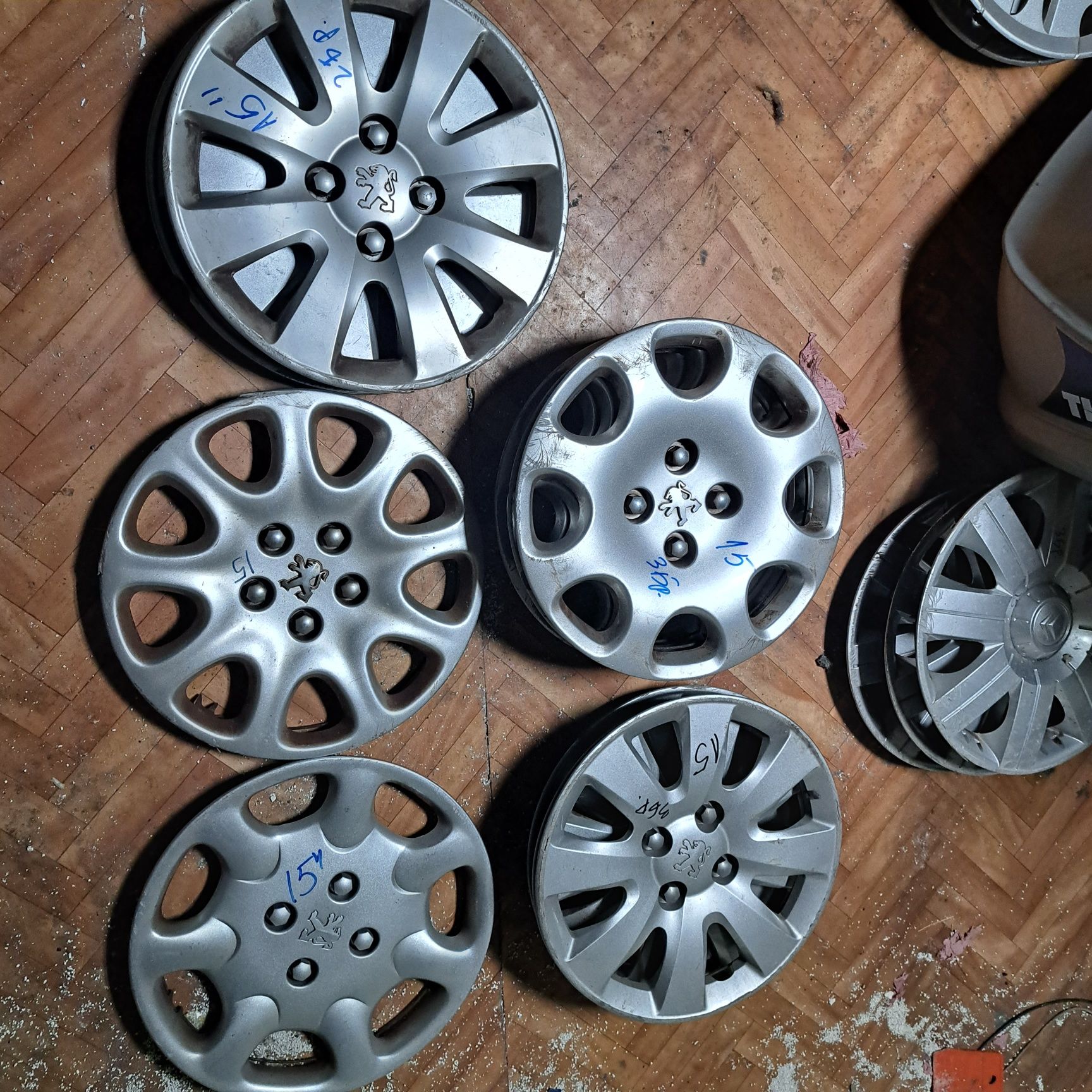 Оригинални тасове PEUGEOT 13/15 цола и единични 15цола