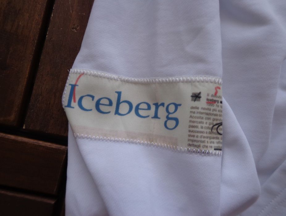 Мъжки суичър Iceberg White Relaxed Fit Cotton Hoodie