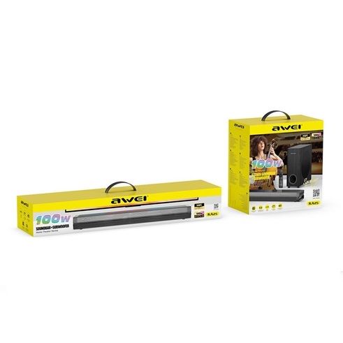 Скидка! SoundBar домашний кинотеатр AWEI KA25 100w мощное звучание