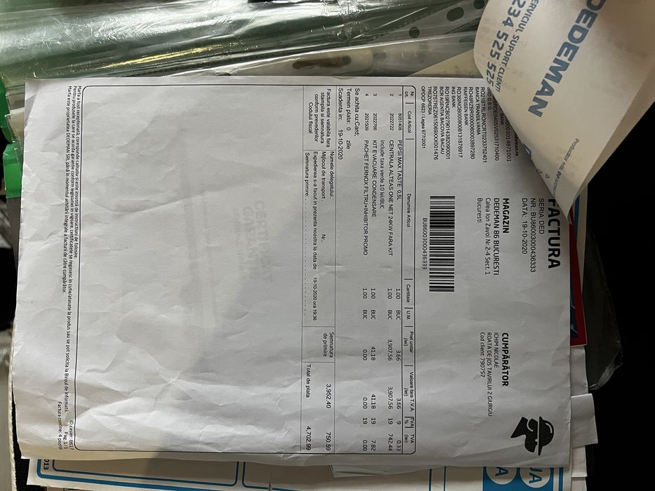 Centrala gaz Ariston 24kw