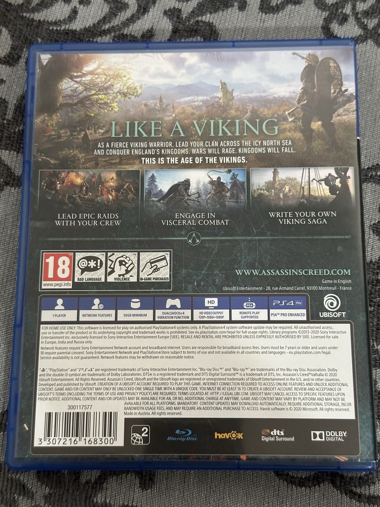 Assassin’s creed VALHALLA за ps4