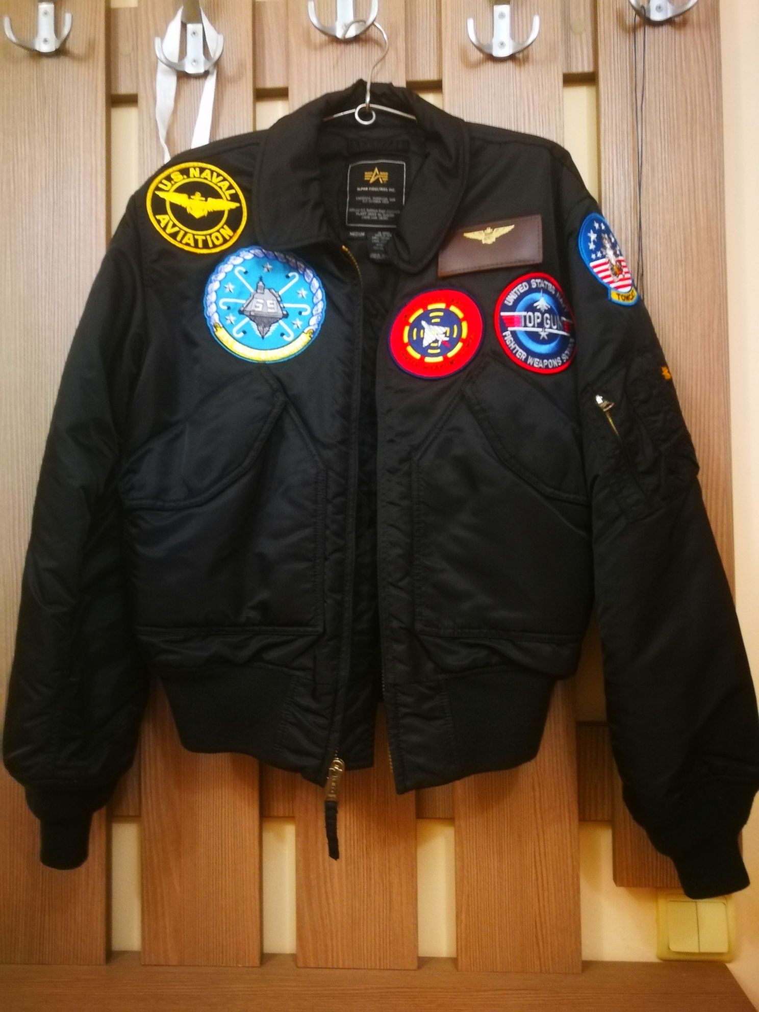 Geaca Pilot Aviator(Top Gun) Aniversară Alpha Industrie