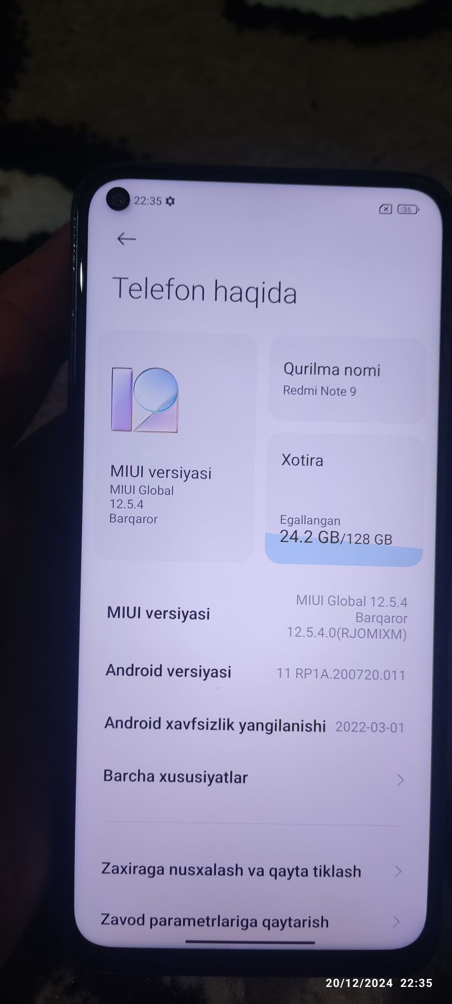 Redmi Not 9 128\4+2