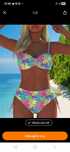Costum de baie multicolor