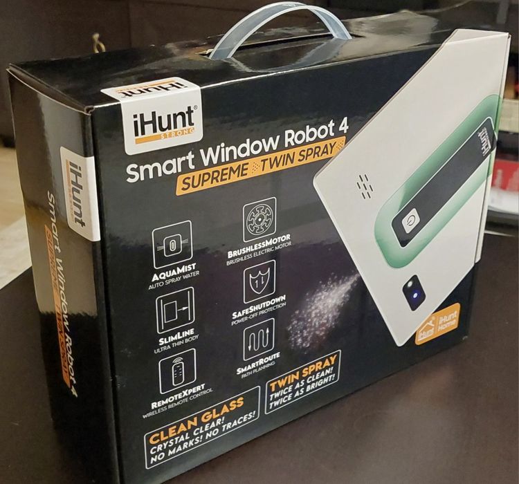 Robot curatare geamuri iHunt Smart Window 4 SUPREME Twin Spray