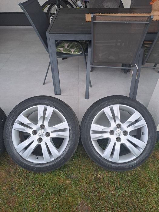 Jante peogeot 5008,3008, cu anvelope de iarna michelin