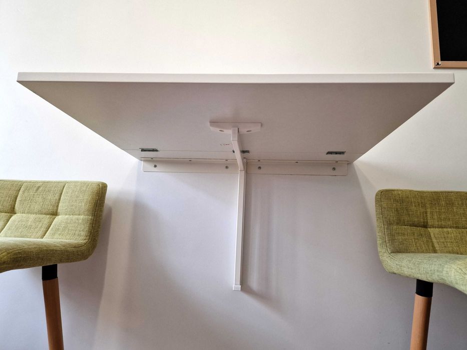 Masa alba extensibila de perete IKEA NORBERG