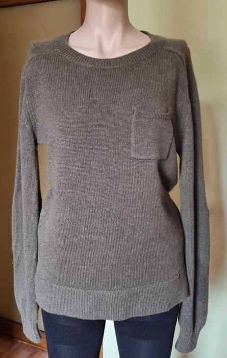 Pulover WRAP, merino 90%, casmir 10%, marimea 40, brand premium.