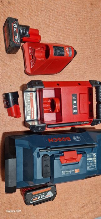 Bosch ,Milwaukee radio de santier