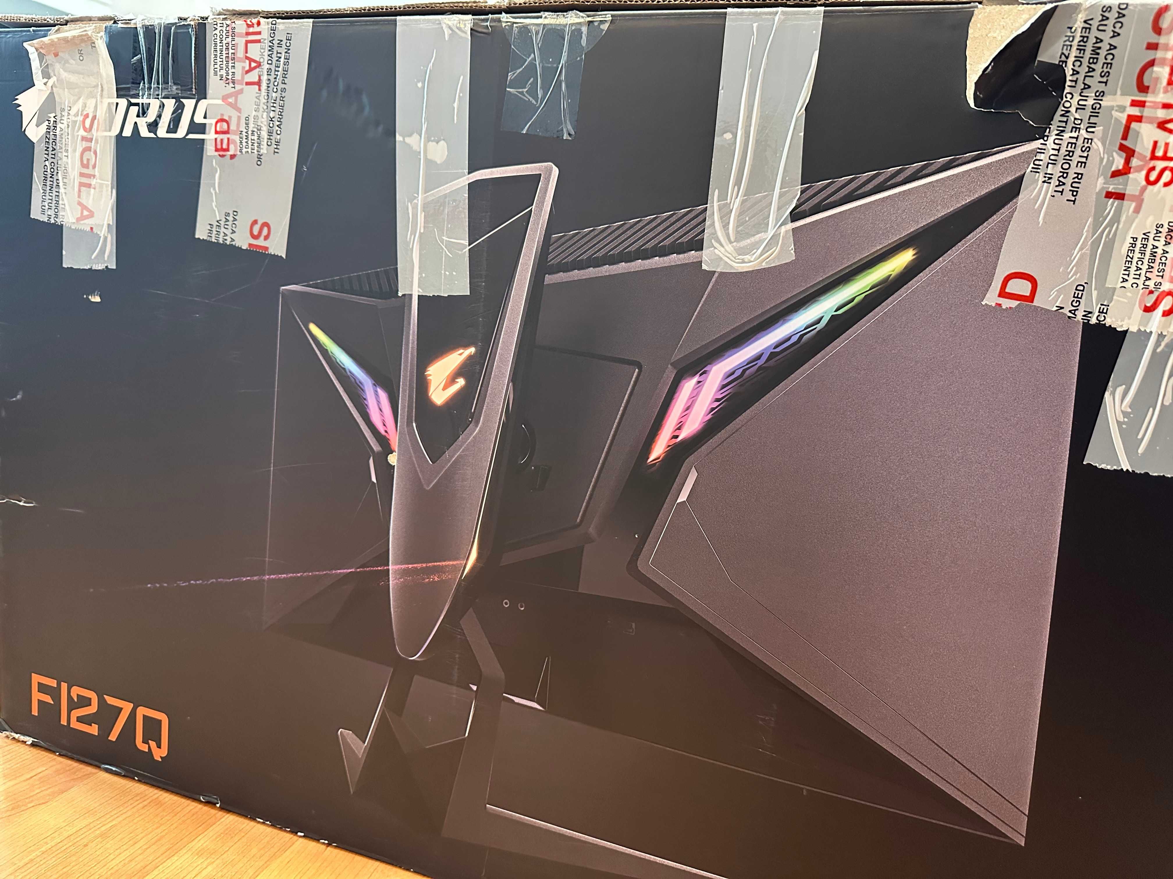 Monitor Gaming(Premiat) AORUS F127Q GSync IPS 27'' 2K, QHD, 1ms 165 Hz