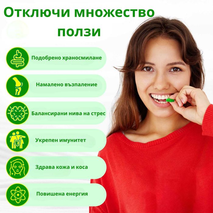 Sea Moss желирани мечета с шиладжит и ашфаганда морски мъх