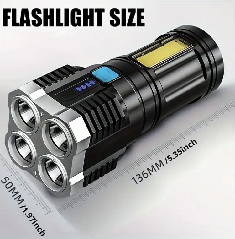 NOUA lanterna foarte puternica USB LED