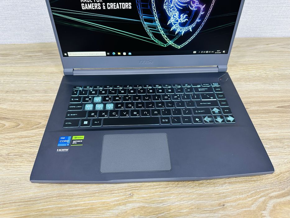 MSI Core i5-12 Gen+RTX2050 как новый Мощный, Игровой ноутбук