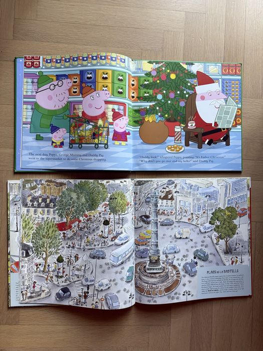 Английски книжки-Pepa pig;Peter rabit;Postman Pat,Немо,Дядо Коледа