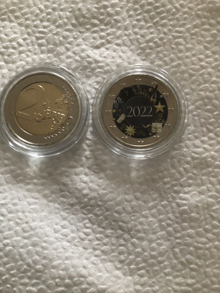 Монета 2 евро,посвященная 2022 году