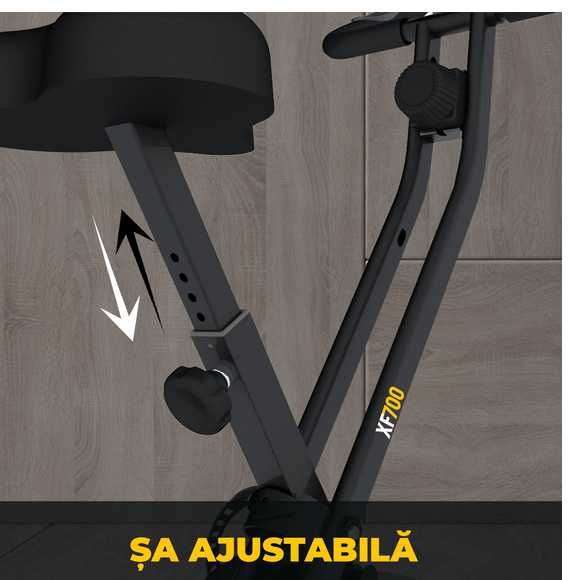Bicicleta fitness pliabila PROGRESSIVE XF700, volanta 1.5 kg,