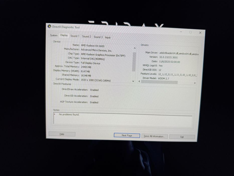 Siatem Gaming complet- RX 6600,Xeon,32gb ram+ Monitor 180hz