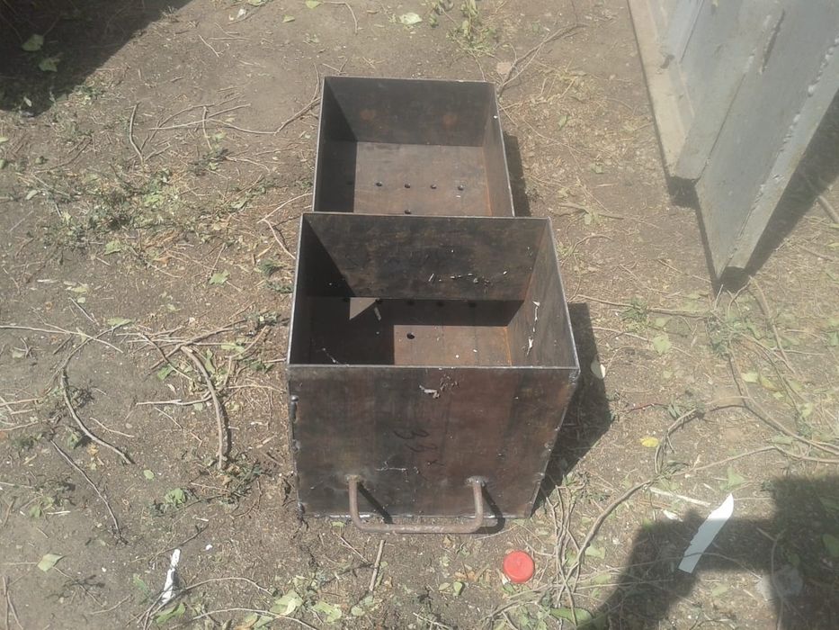 мангал новый из толстого металла