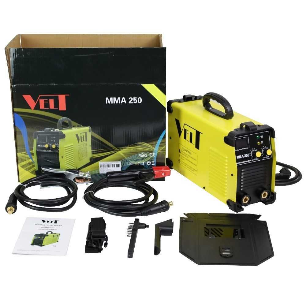 Aparat Sudura VELT MMA250, Putere 250A, Electrozi 1-5mm Stoc Mogosoaia