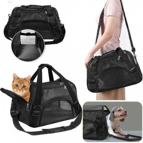 Удобна чанта за пренасяне на котка и куче