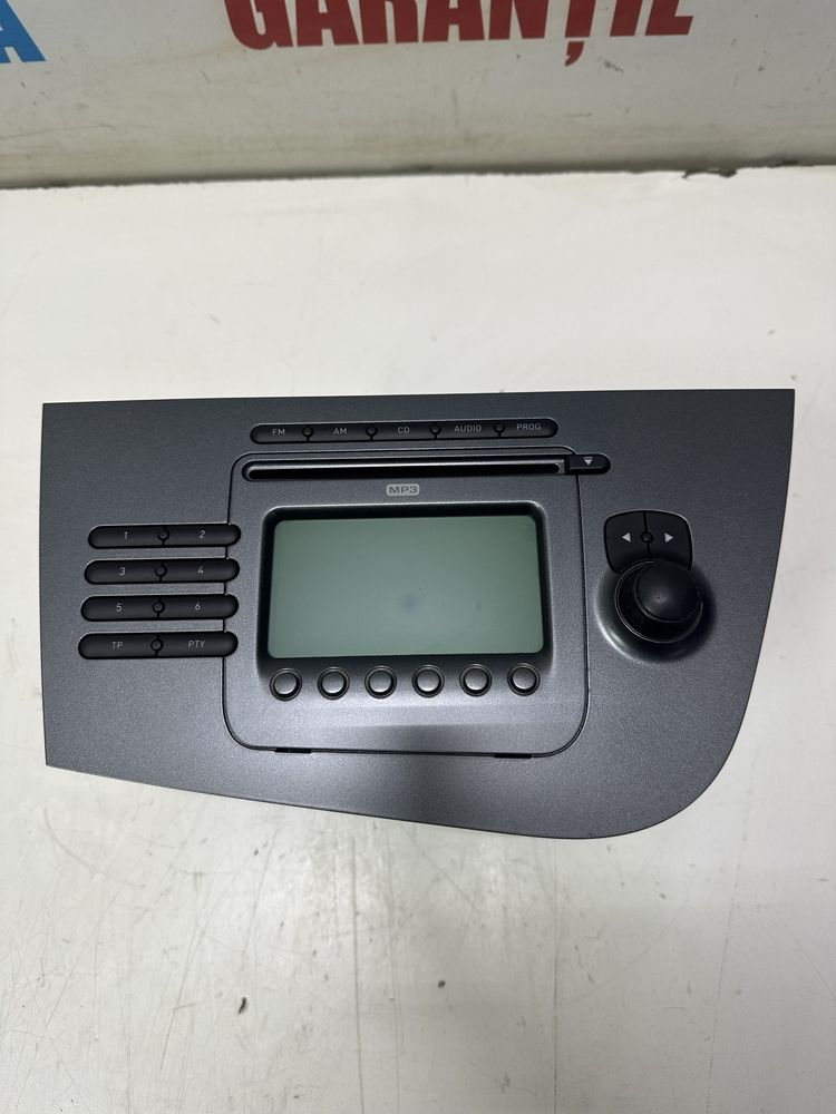 Radio Cd player MP3 Seat Leon 1P Original cu cod deblocare